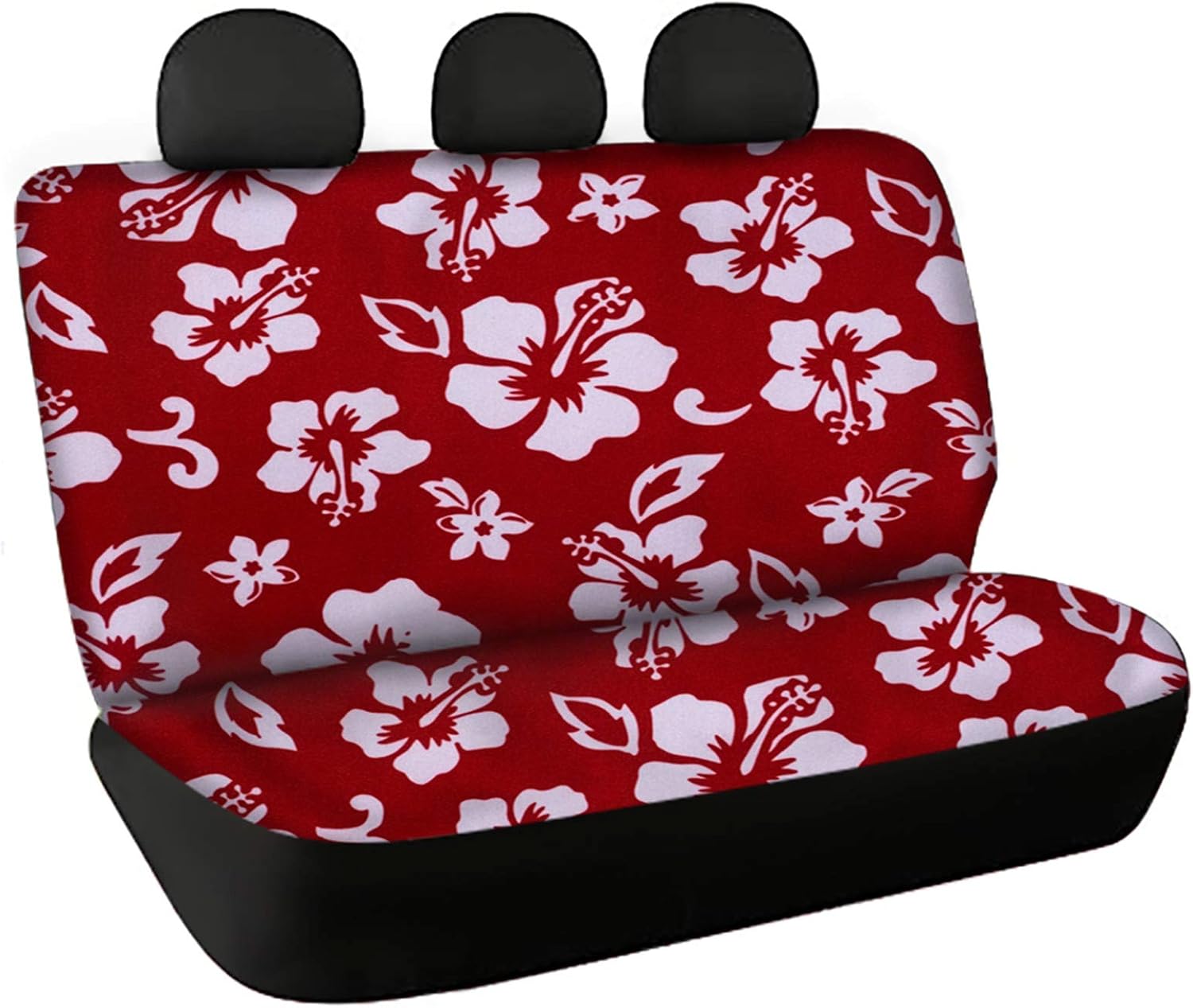 FUSURIRE Tie Dye Bench Dog Car Seat Cover for Back Seat, Sunflower Print Universal Fit Auto Cars SUV Sedan Vehicle Interior Decor Accessories, Comfort Car Back Seat Cushion Covers