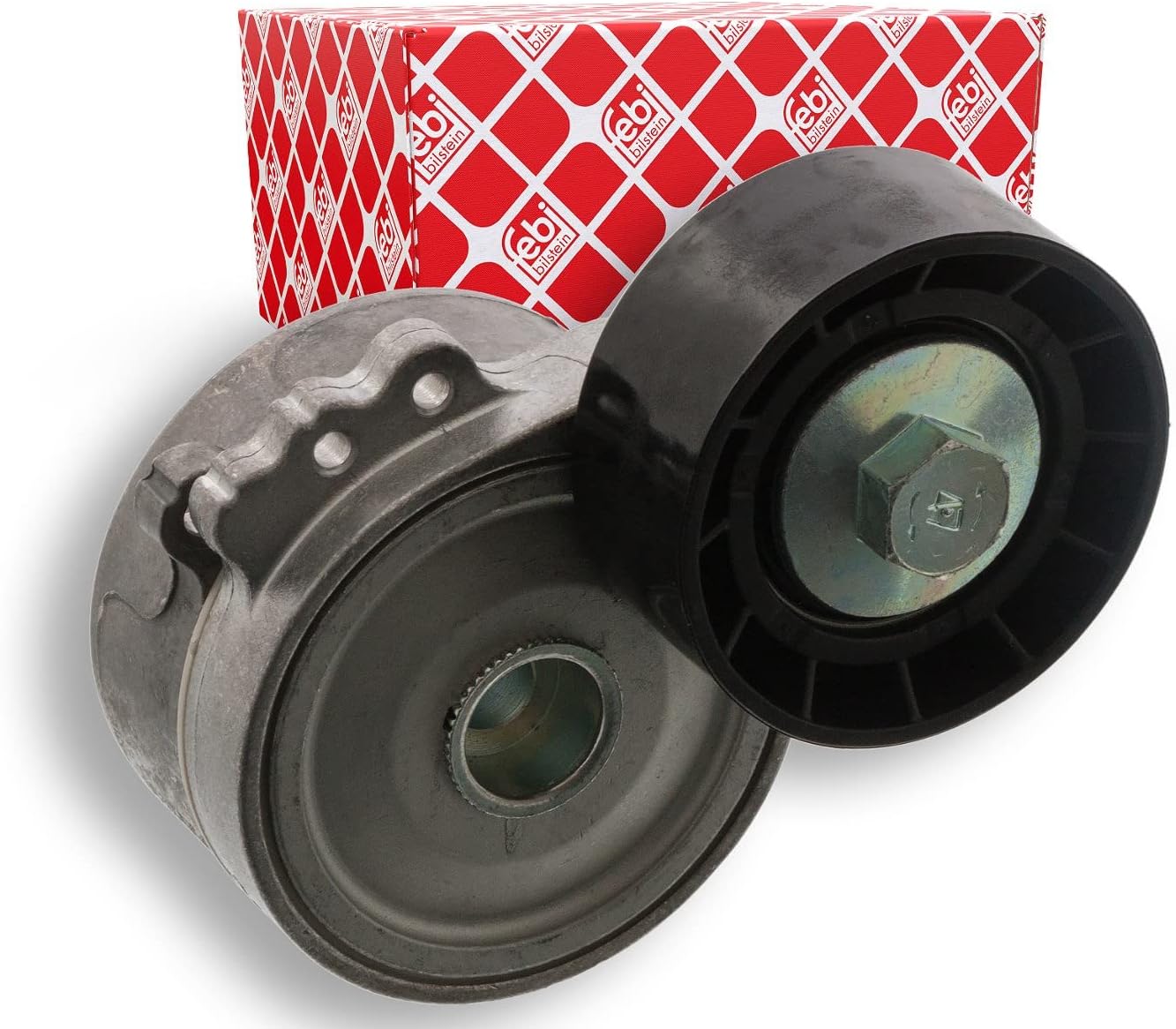 febi bilstein 19482 Tensioner Pulley for auxiliary belt, pack of one