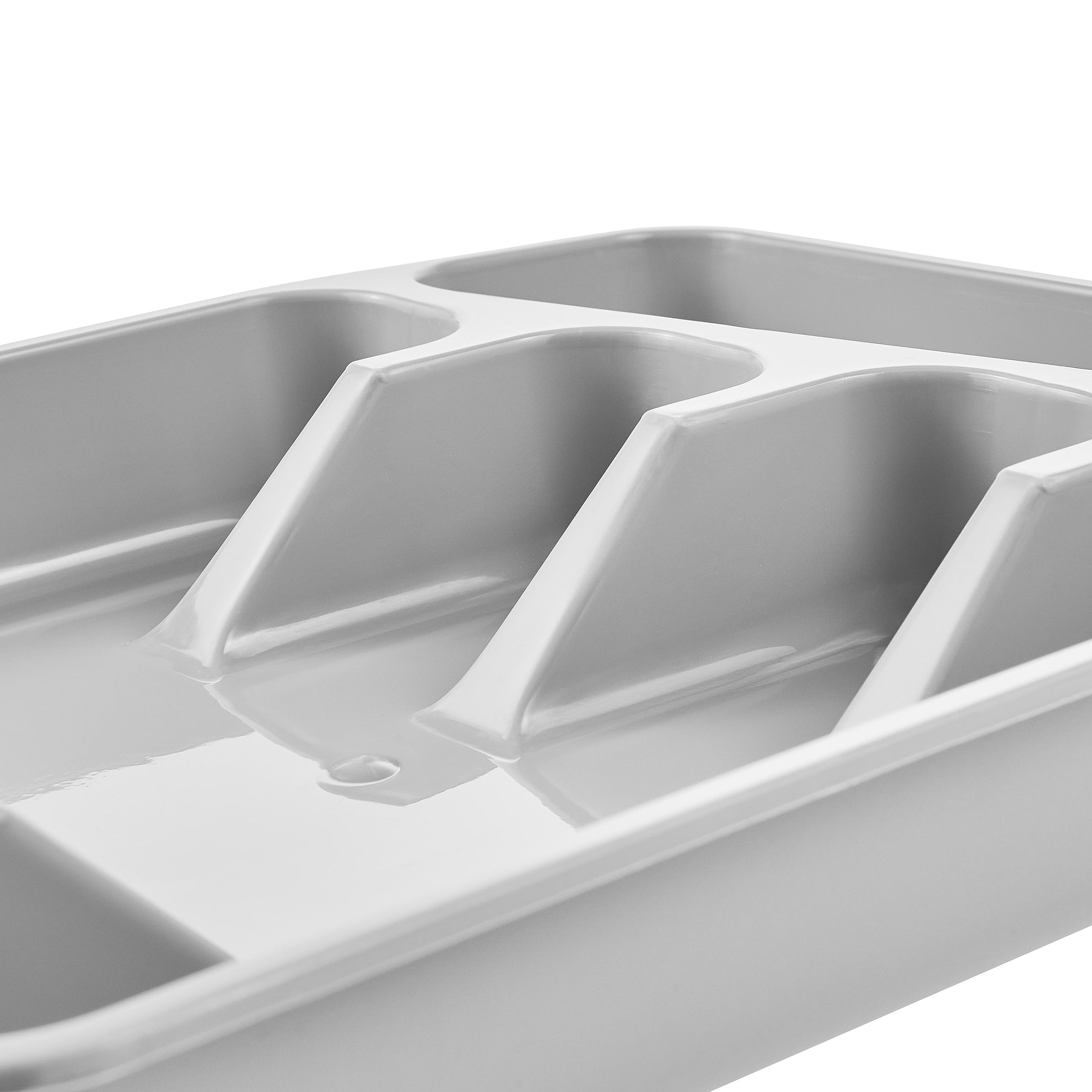 keeeper Besteckkasten mit 5 Fächern, Schubladeneinsatz, 33,5 x 26,5 x 5 cm, Pablo, Nordic Grey