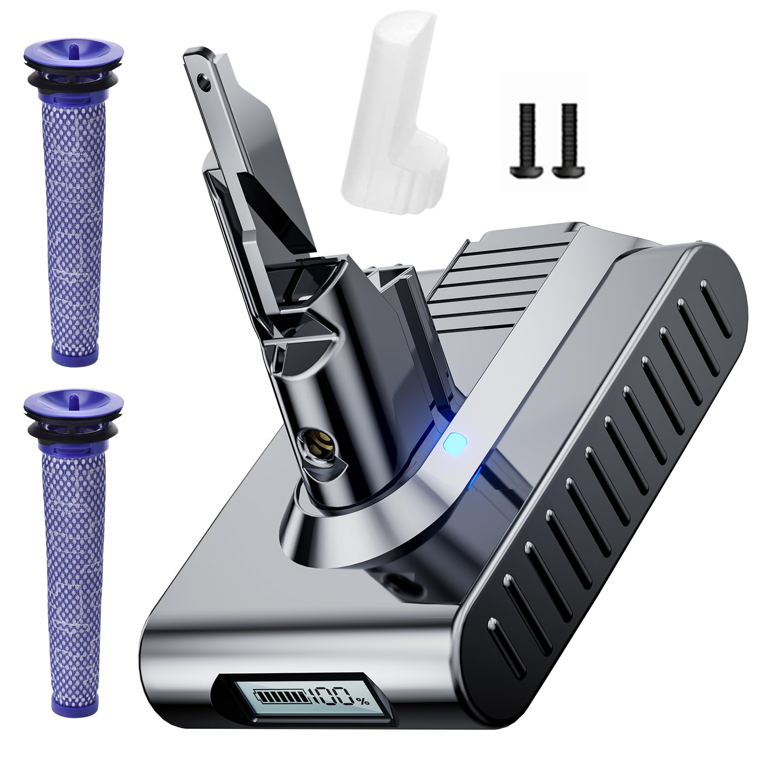 Ersatzakku für V6 Akku DC62 DC61 DC74 SV03 SV04 SV05 SV06 DC58 SV07 SV09 967810-23 967810 Handstaubsauger