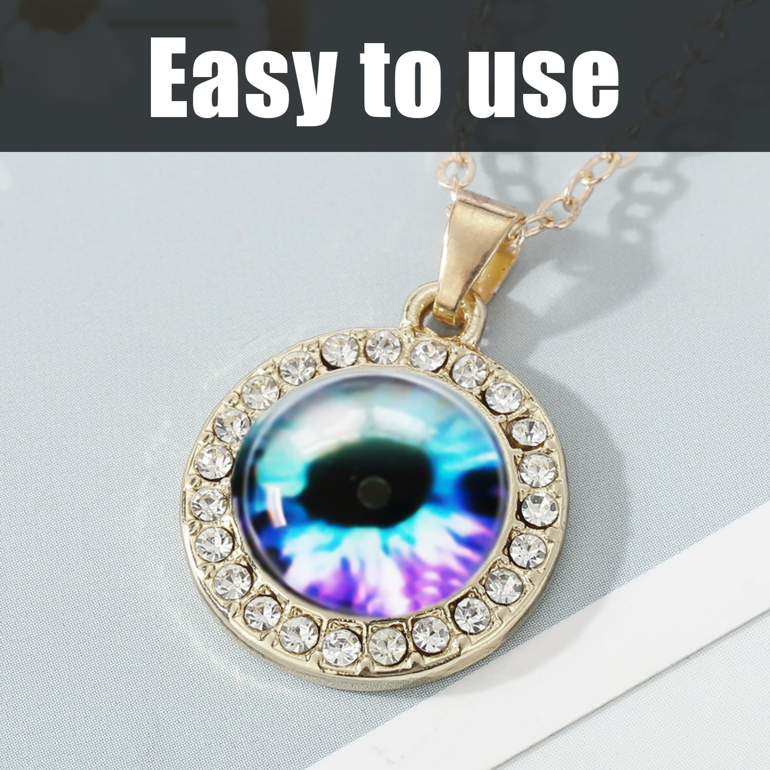 16mm yeux de verre-verre cabochons-yeux pour la sculpture et des yeux
