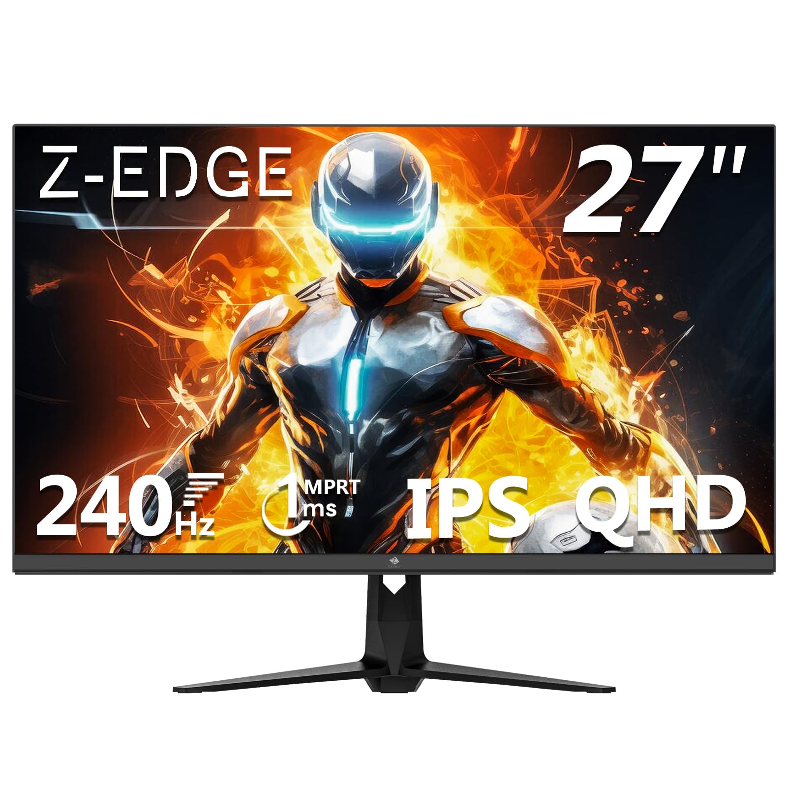 Z-Edge 27 Inch 240Hz Gaming Monitor QHD 2K IPS Monitor 1ms