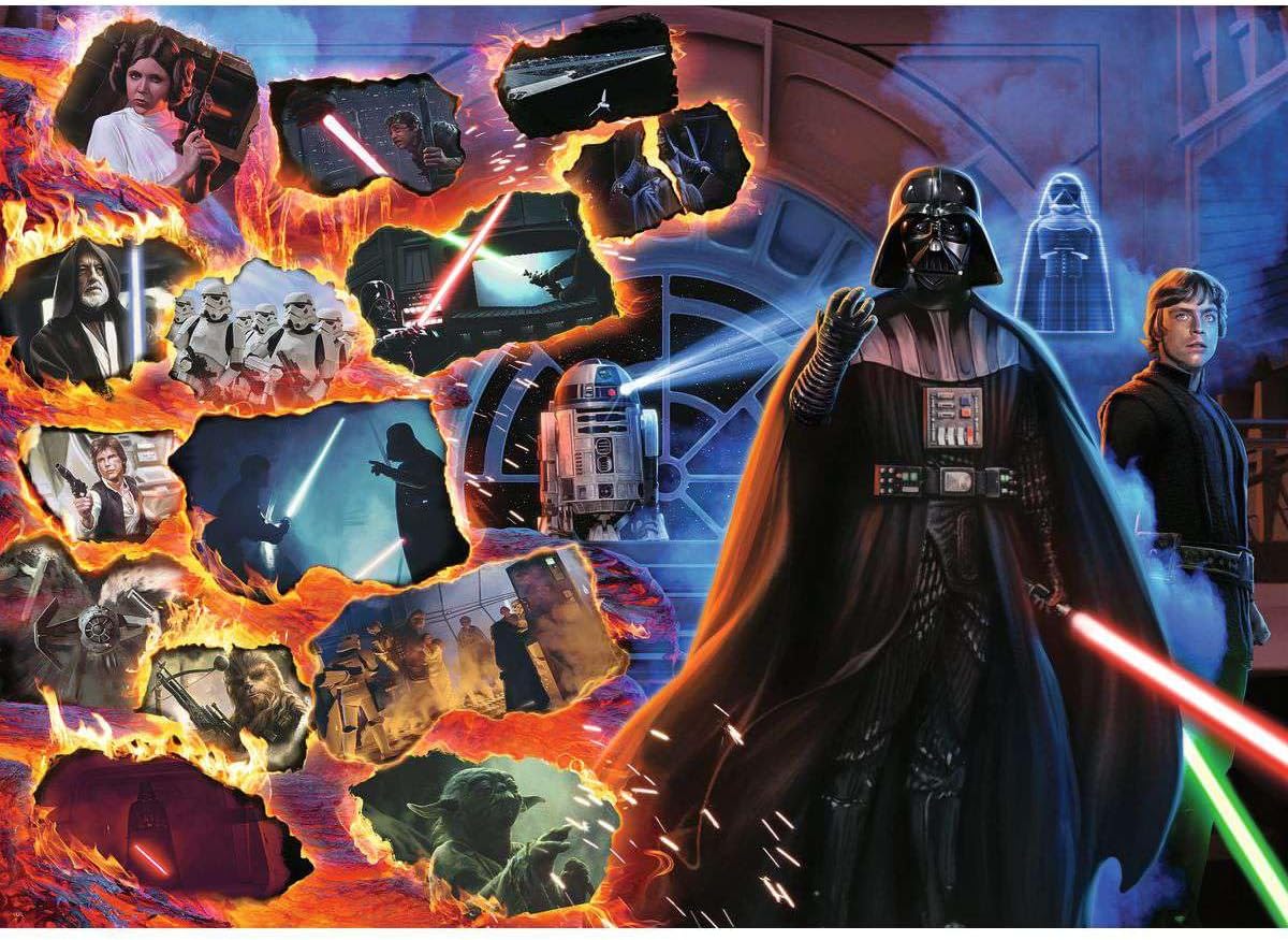 Ravensburger Star Wars Villainous: Darth Vader and Figurine 1000 Piece Jigsaw Puzzle for Adults - 12001119 - Handcrafted Tooling, Made in Germany, Every Piece Fits Together Perfectly