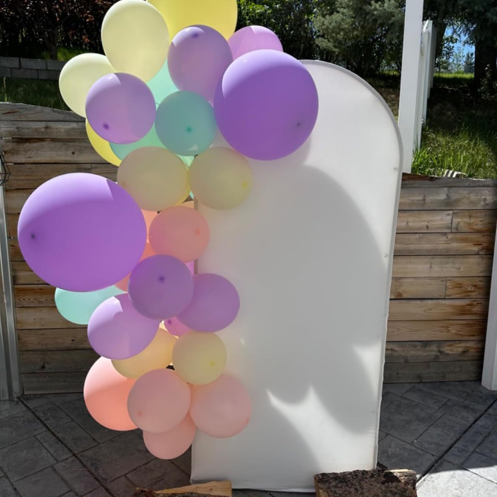 100x200 Cm Support De Toile De Fond D'arche De Mariage Cadre D'arche De Ballons en Métal Cadre De Porte Décoratif pour Les Cérémonies De Mariage, Les Fêtes d'anniversaire