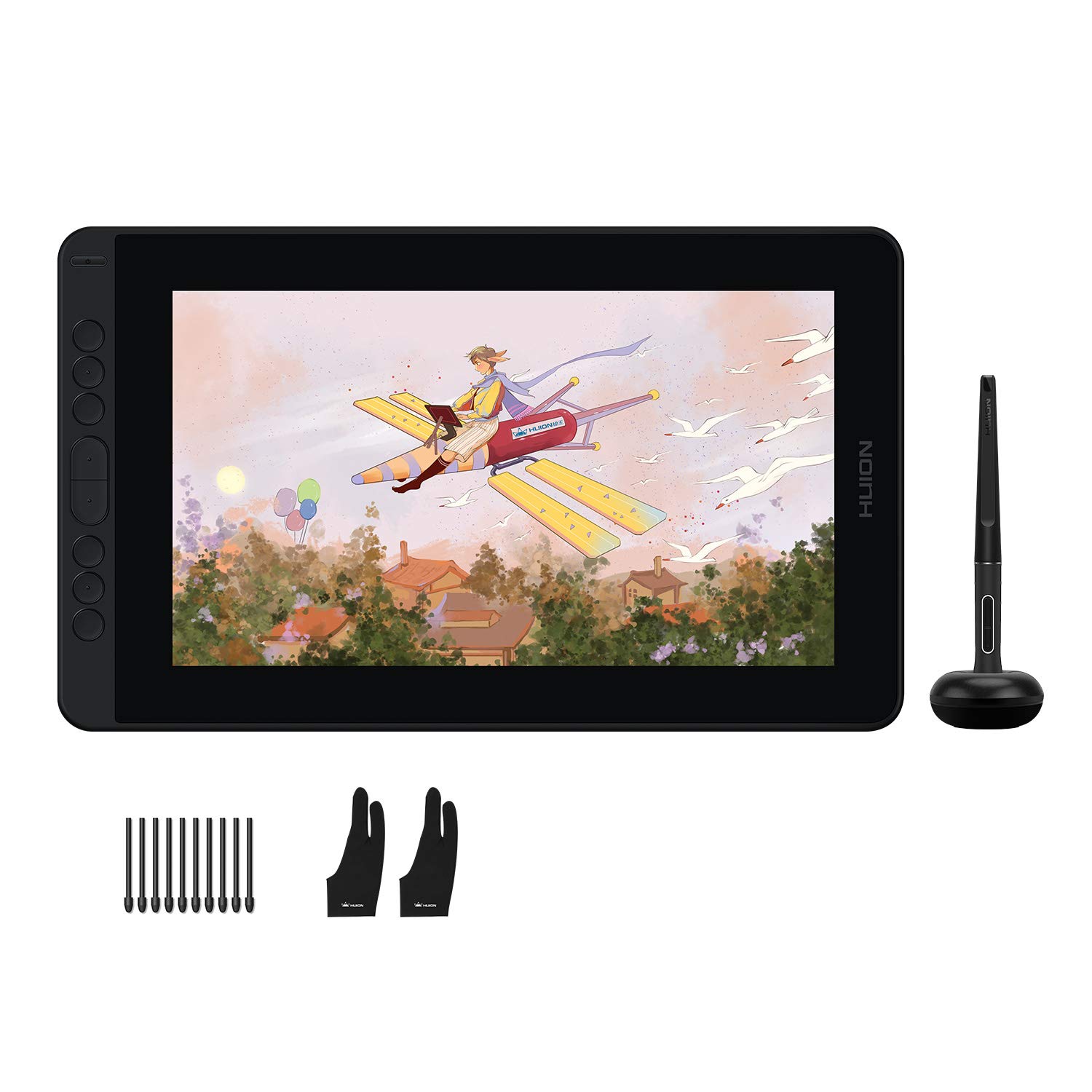 2021 HUION Kamvas 12 Graphic Tablet with Screen, Full Laminated AG