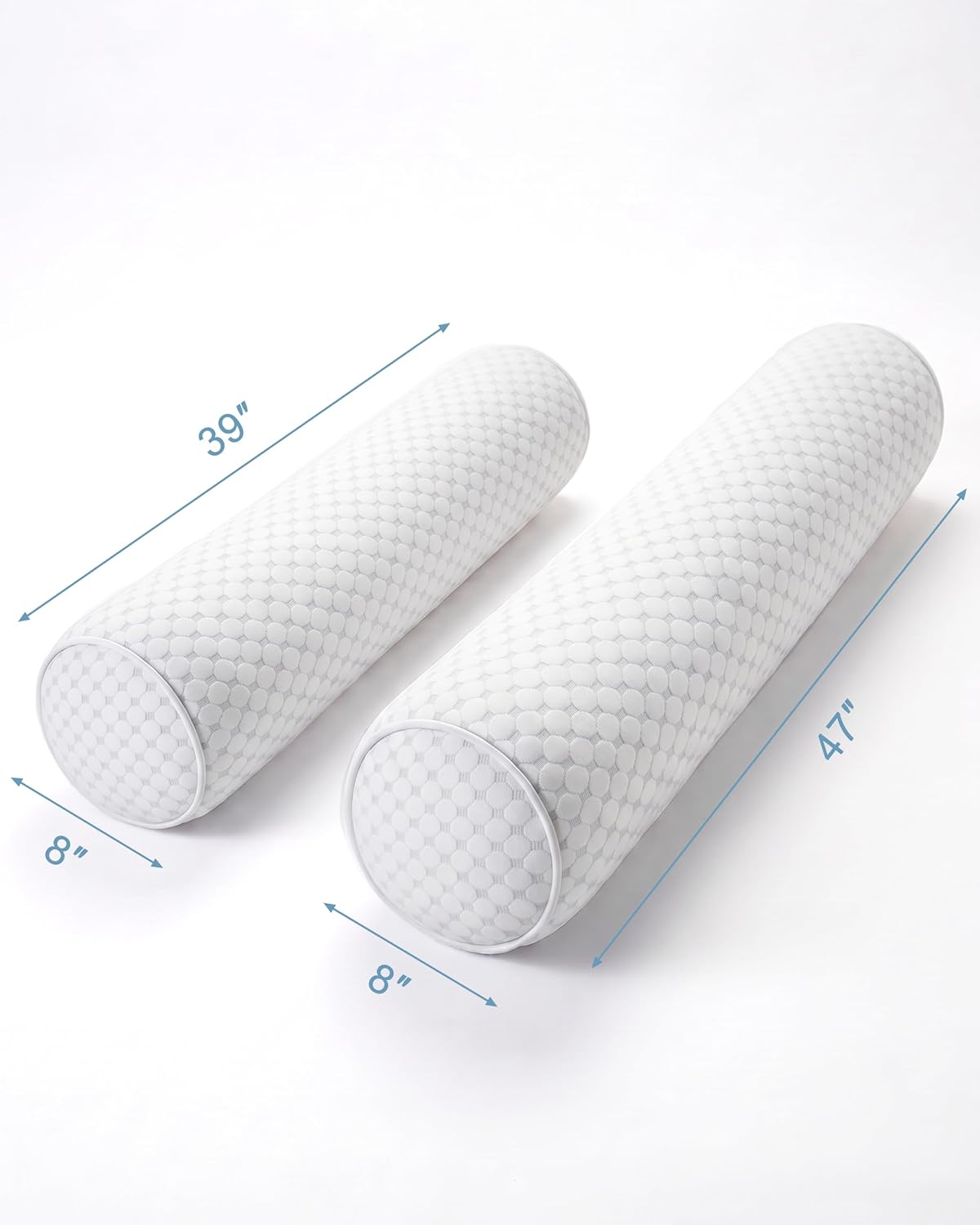 YZ HOME Cooling Bolster Body Pillow for Side Sleepers, Long Pillow for Bed