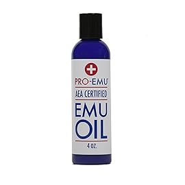 Pro Emu OIL (4 oz) All Natural Emu Oil - AEA Certified - Made In USA - Best All Natural Oil for Face, Skin, Hair and Nails.