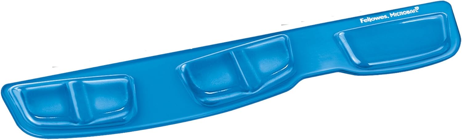 Keyboard Palm Support - Keyboard platform with wrist pillow - blue