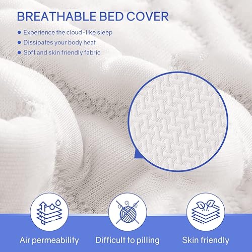 Miniatura 6 de PayLessHere Colchón de espuma viscoelástica de gel refrescante de té verde individual de 6 pulgadas, tamaño individual en una caja, firmeza media,