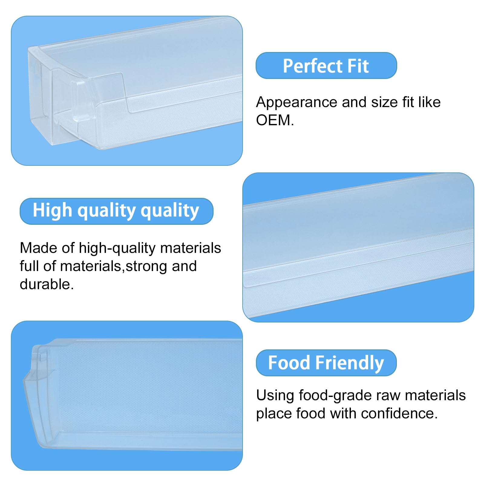 DA63-08646A - Contenedor para puerta de refrigerador compatible con Samsung RT21M6213, RT21M6215