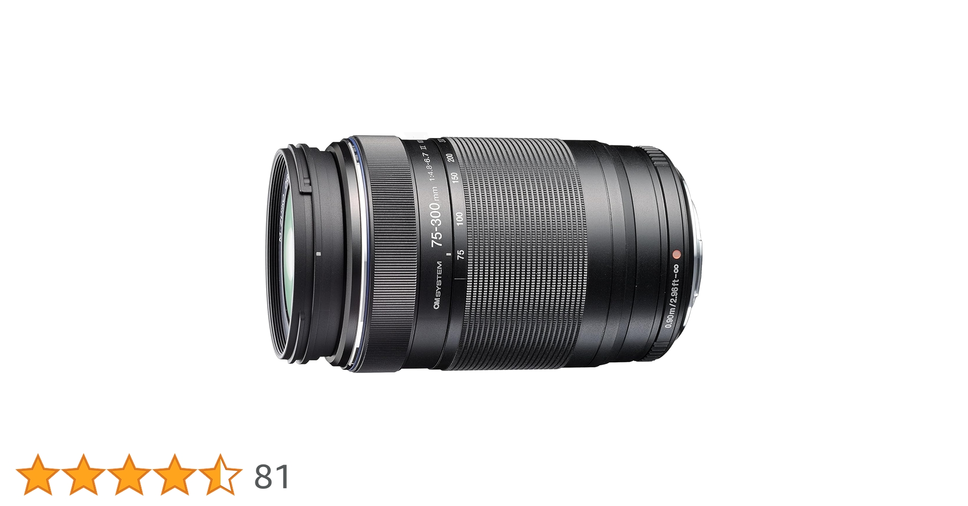 Amazon.co.jp: M.ZUIKO DIGITAL ED 75-300mm F4.8-6.7 Ⅱ : 家電＆カメラ