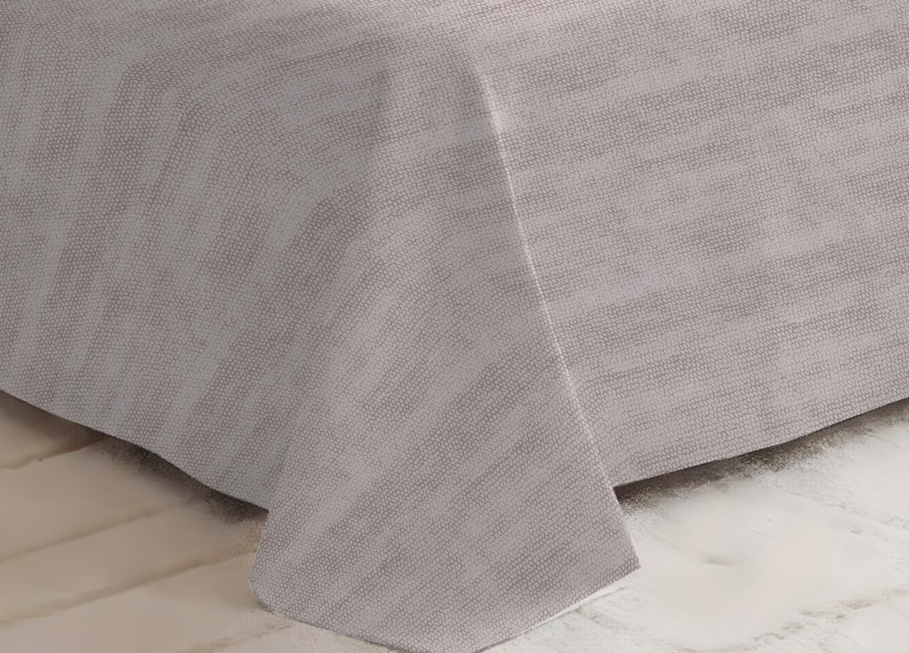 BIANCHERIAWEB Copriletto Tessuto Piquet Primavera Estate in 100% Cotone Disegno Bon Bon Matrimoniale Beige