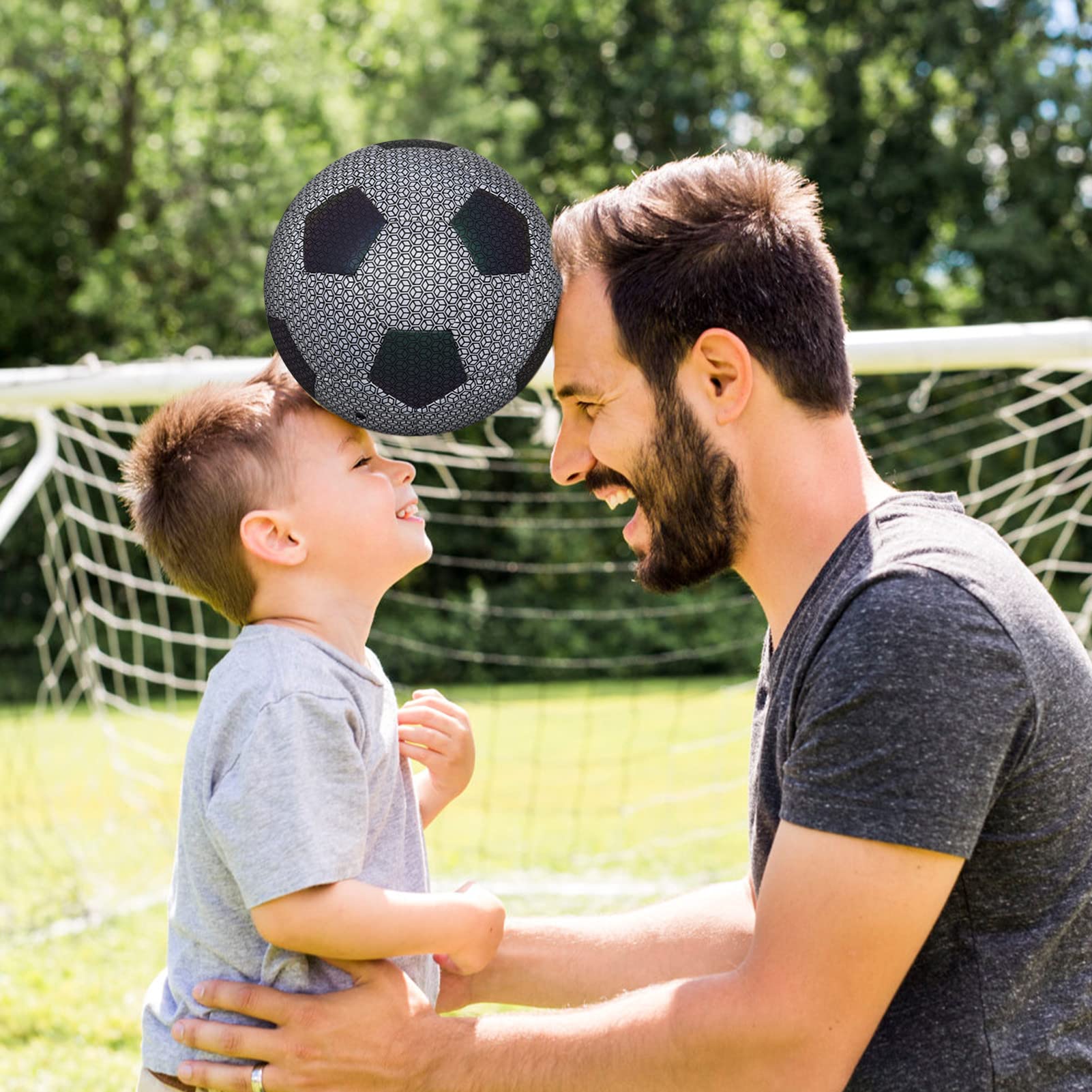 Fútbol Que - Balón de fútbol Luminoso tamaño 4/5 con Bolsa y Bomba