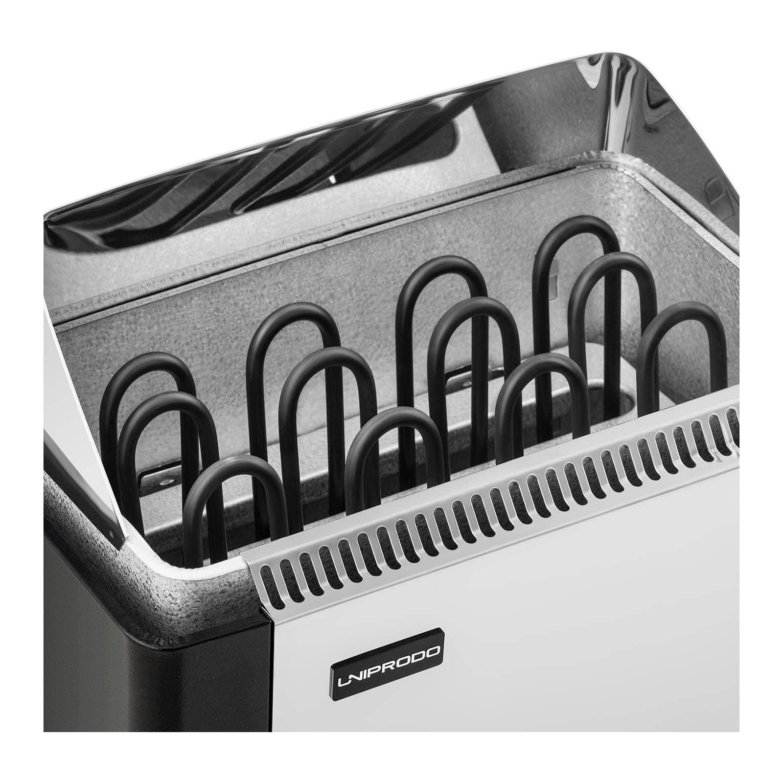 Radiateur électrique chaleur sèche 6 kW Poele sauna 30-110°C Minuterie commande Protection surchauffe 5-9 m³ Montage mural