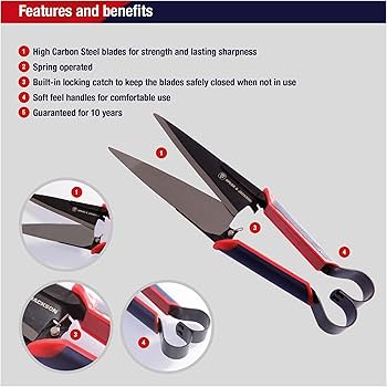 Amazon.com: Spear & Jackson 4855TS Razorsharp Advantage Topiary