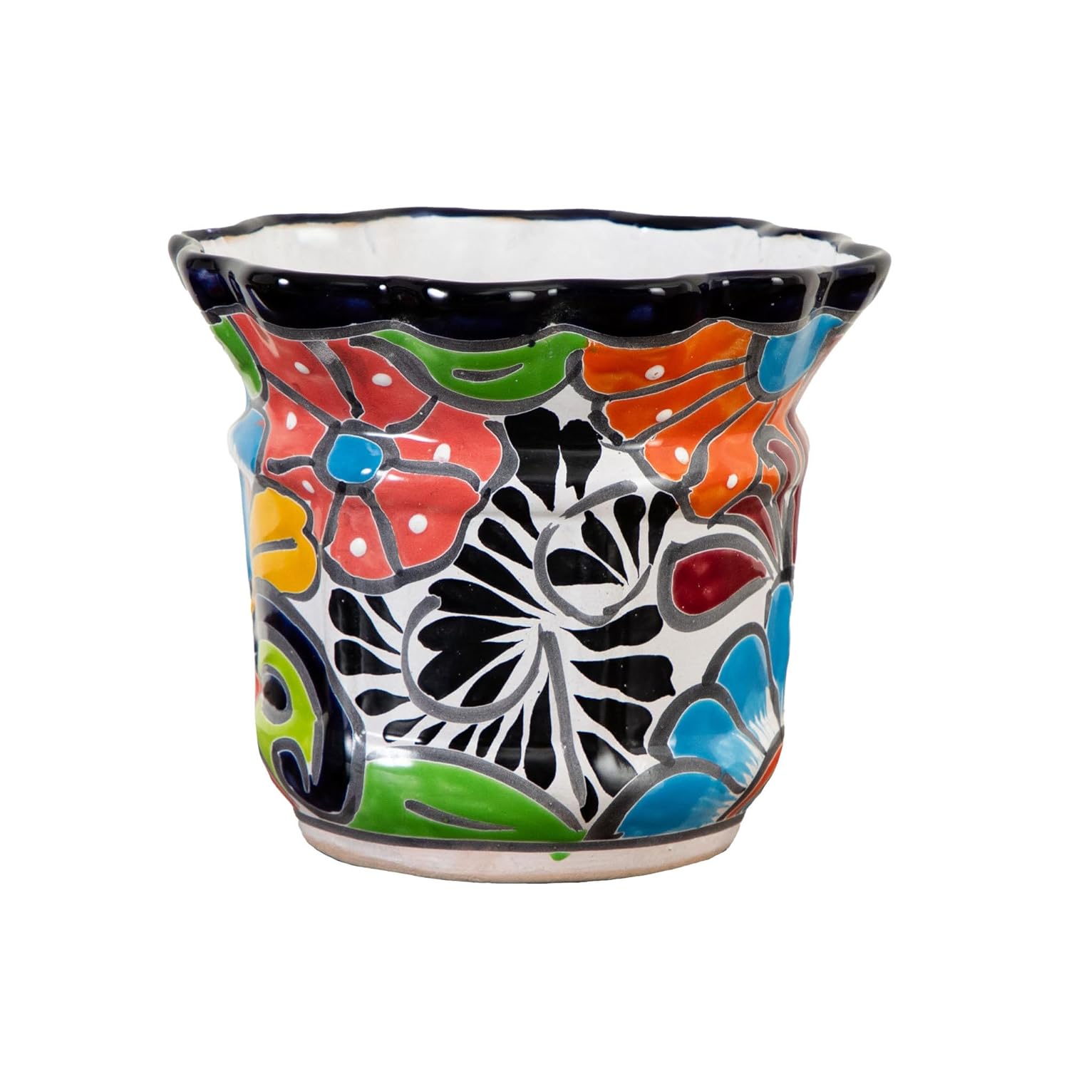 Talavera Ceramic Planter: Handcrafted Mexican Home Decor Talavera Ceramic Planter: Handcrafted Mexican Home Decor