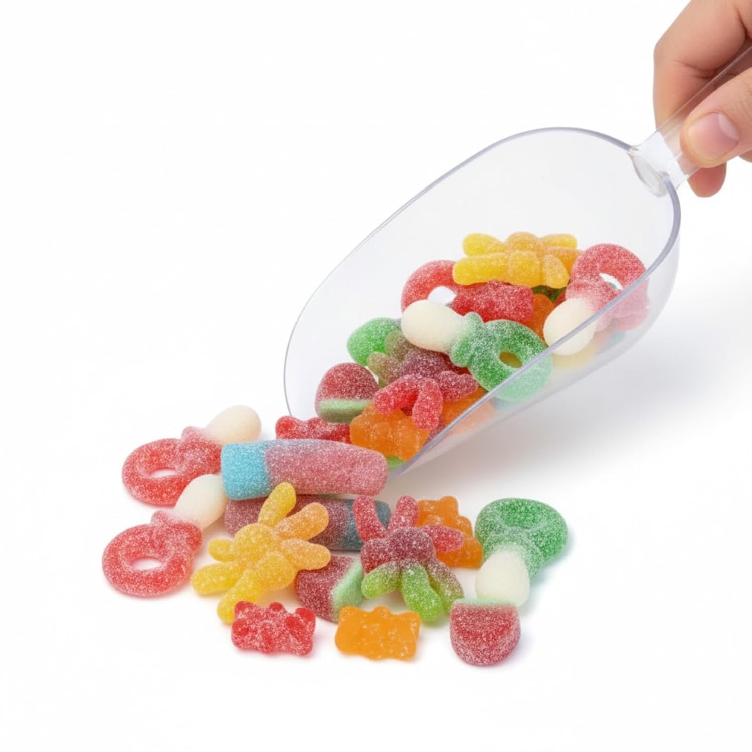 ASSORTIT Premium Unwrapped Fun Sour Gummy Mix Candy Bulk Variety Pack 4.4 Lbs - Assorted Bulk Candies Tropical Fruit Gummies, Perfect For Parties And Candy Buffets (70.4 oz) Multi Shaped