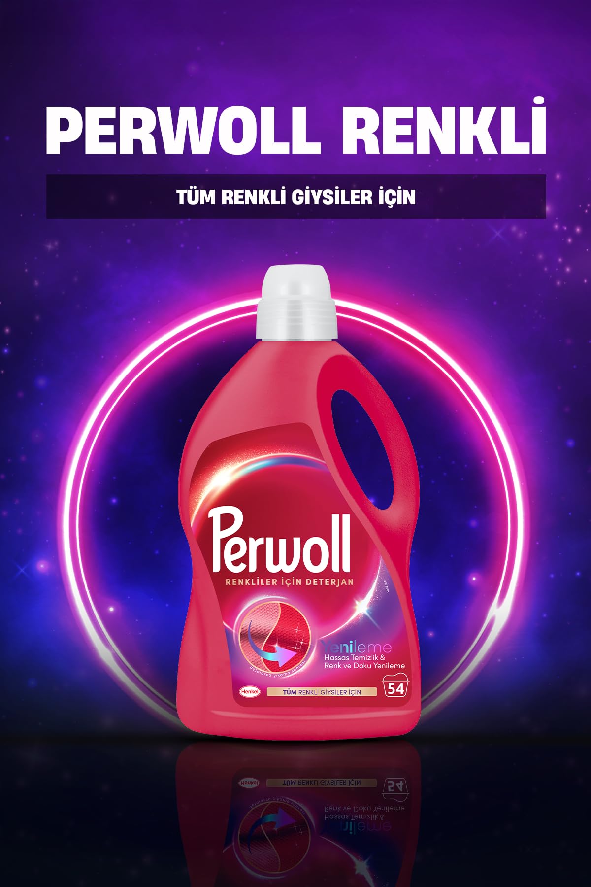 Perwoll Geliştirilmiş Renkli Sıvı Çamaşır Deterjanı 2970 ml