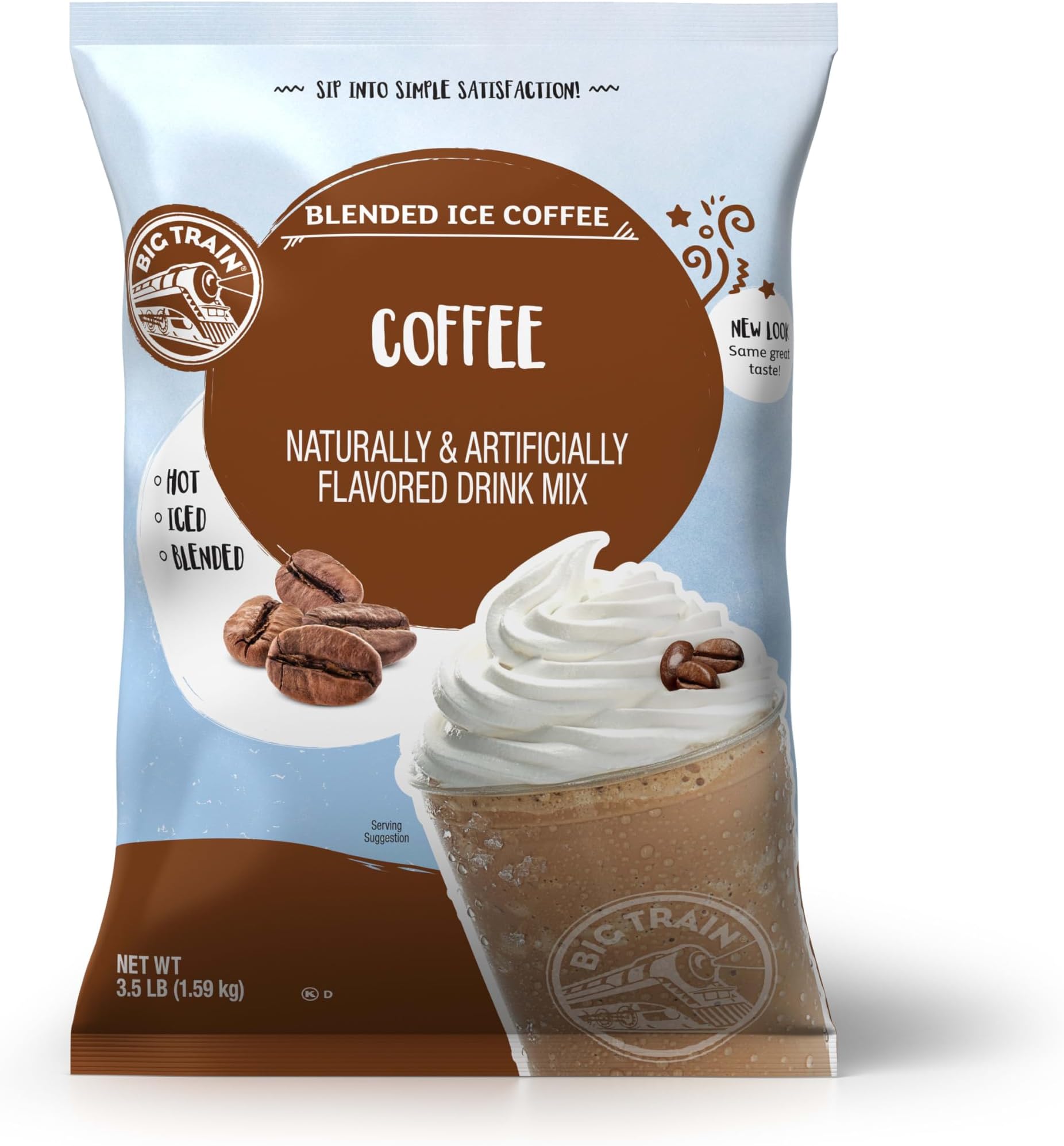 Big Train Blended Ice Coffee Beverage Mix, 3.5 Pound (Pack of 1)