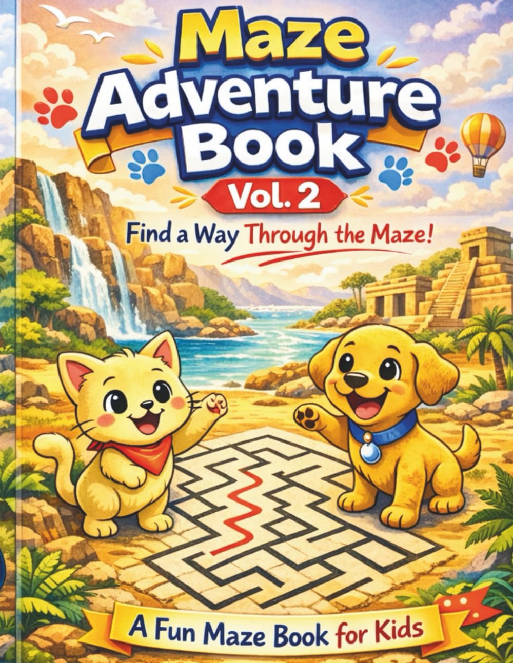 Maze Adventure Book: Vol. 2: Find a Way Through the Maze!