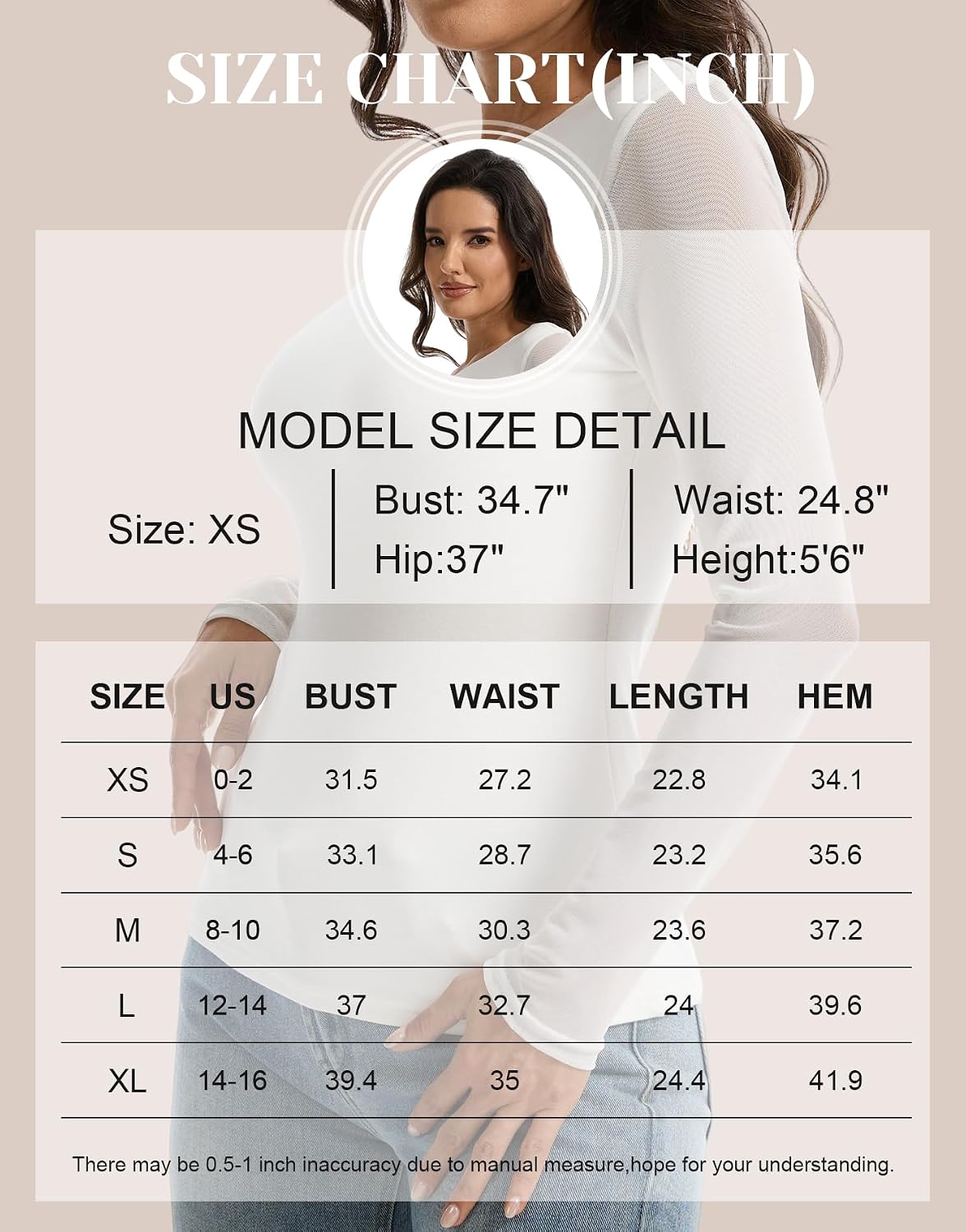 MONCCIZA Women Long Sleeve Shirts Mesh Boat Neck Going Out Tops Non See Through Casual Blouses