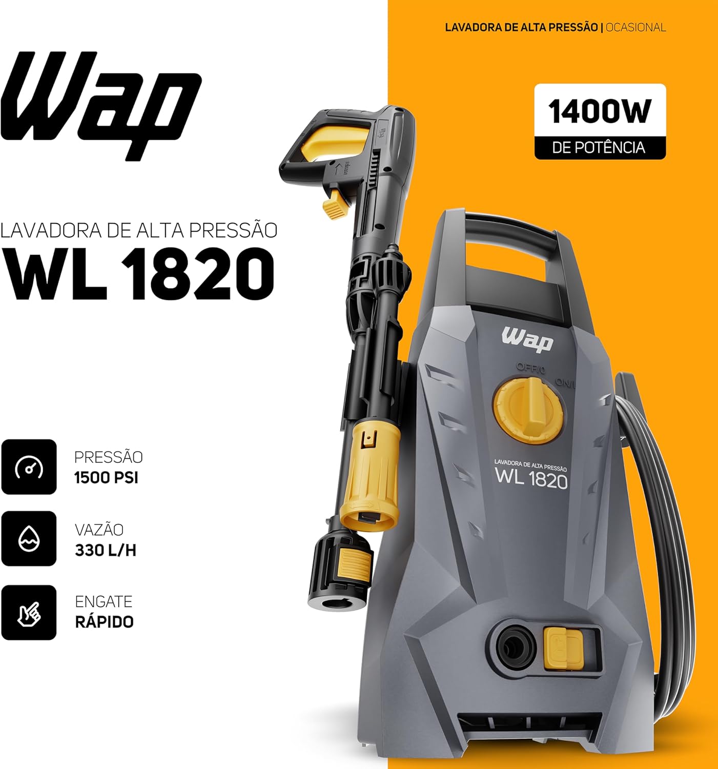Wap Lavadora De Alta Pressão Wl 1820 Com Agulha Review Sincero 19 71U4C1Ziqql. Ac Sl1500