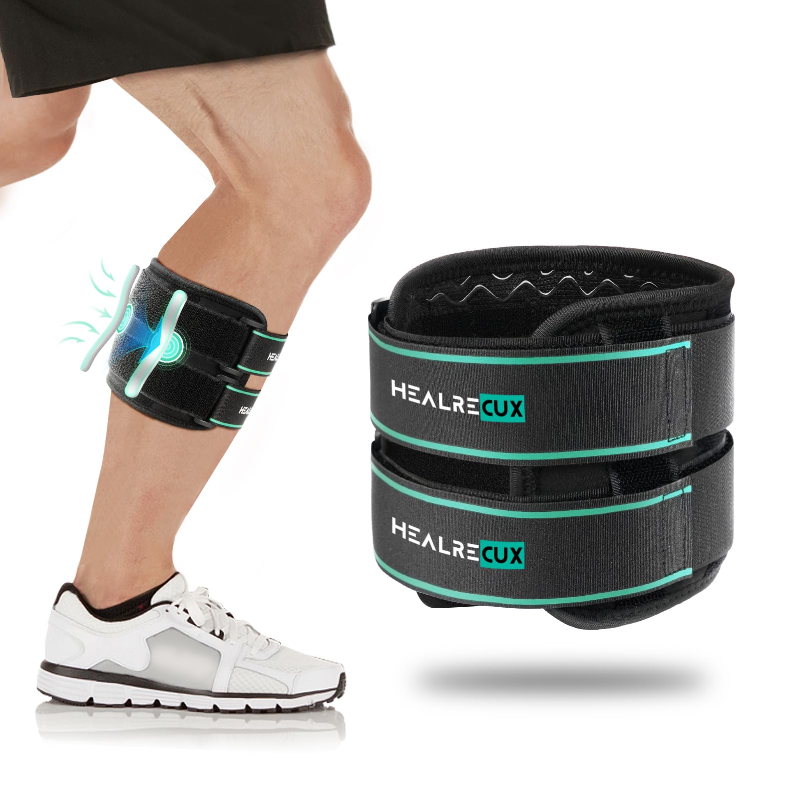 Photo 1 of Healrecux Sciatica Pain Relief Devices Brace, Sciatic Nerve Ease Brace with Pressure Pads Targeted Compression for Sciatic Nerve Pain, Lower Back, Hip, Calf Brace for Sciatic