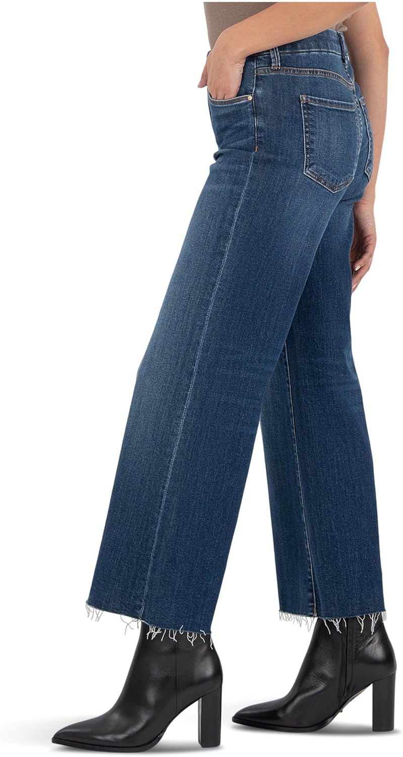 KUT from the Kloth Meg-High-Rise, Wide Leg Pants in Acutely - Image 2