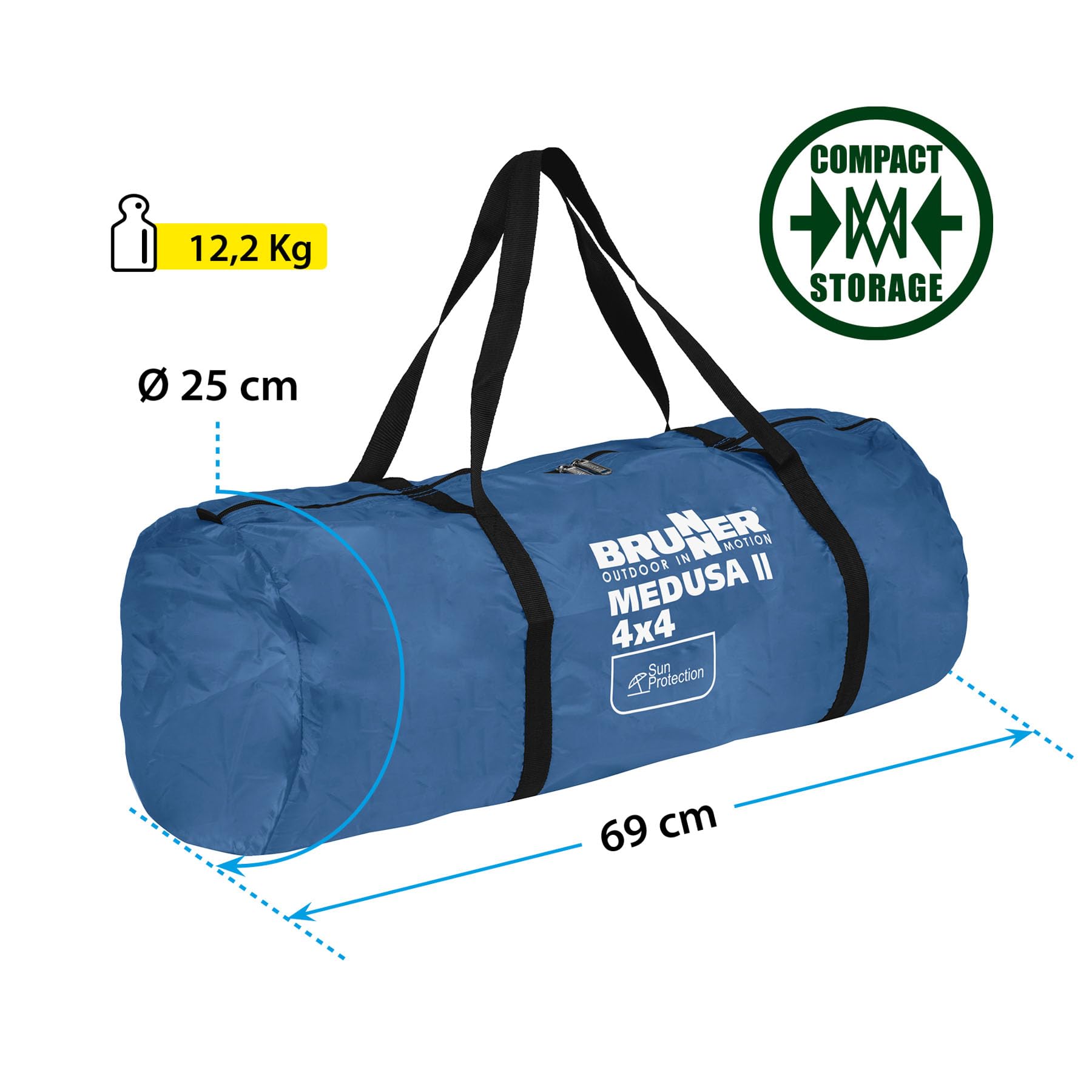 BRUNNER Medusa II Gazebo Outdoor 4x4