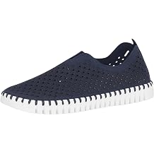 Ilse Jacobsen HORNBAEK Women's Tulip 139 Flat | Slip-On | Low-Top Dark Indigo, 8