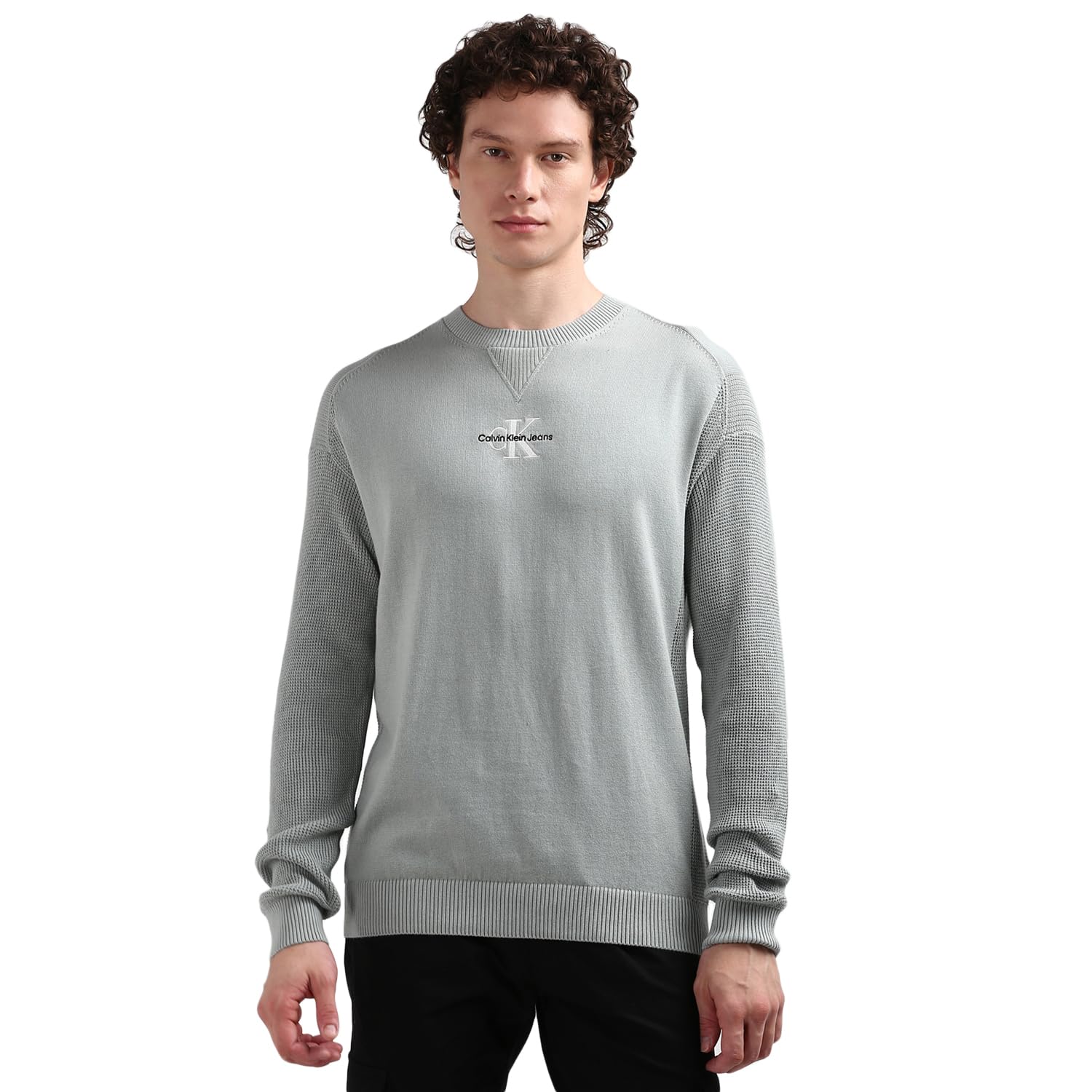 calvin klein Men's Cotton Blend Casual Sweater-picture-14