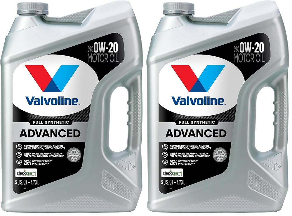 Amazon.com: Valvoline Advanced Full Synthetic SAE 0W-20