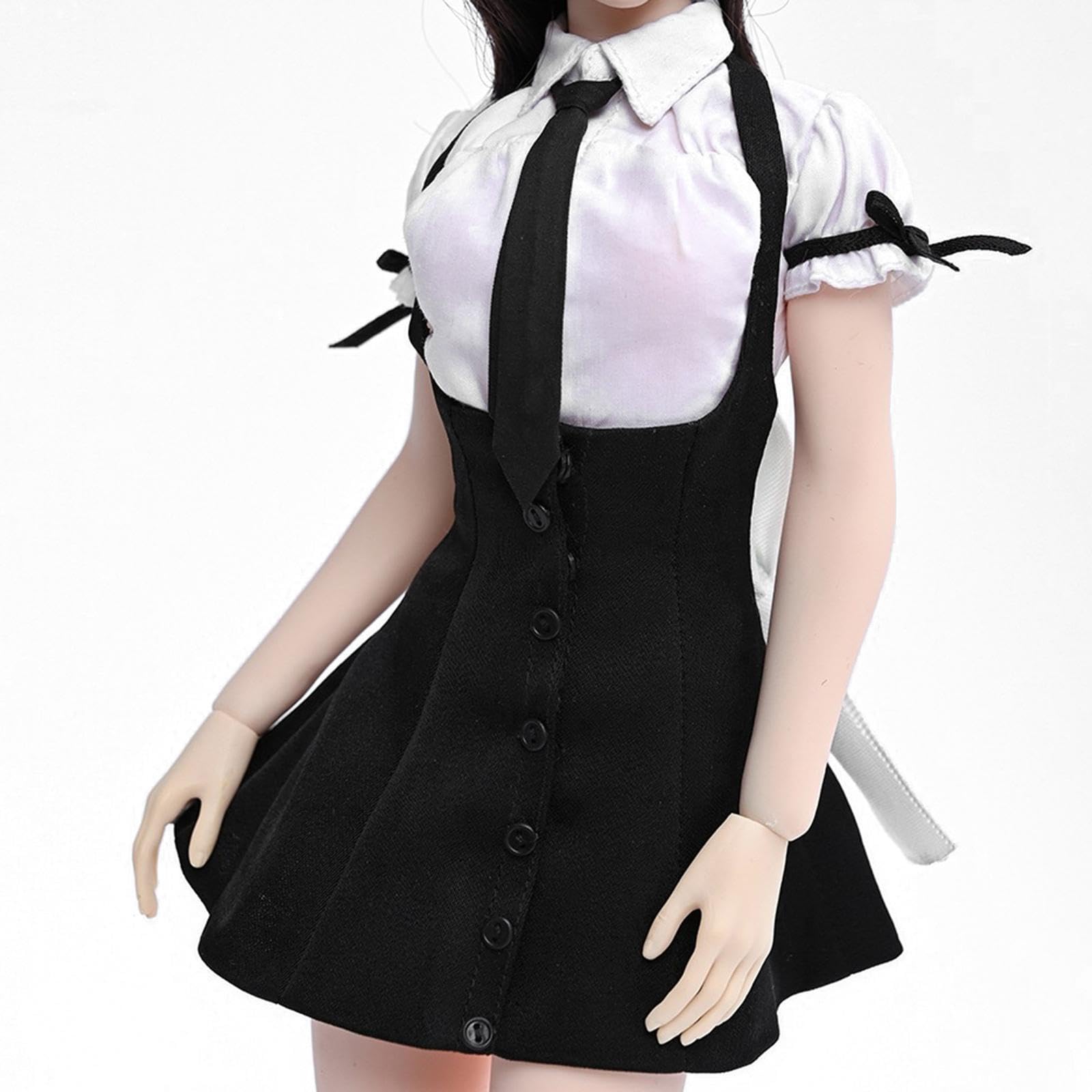 Disfraz a Escala 1/6, Conjunto Completo de Ropa para muñeca Femenina, Elegante JK, Uniforme, exhibición, Camiseta Femenina, , Uniforme, Ropa para