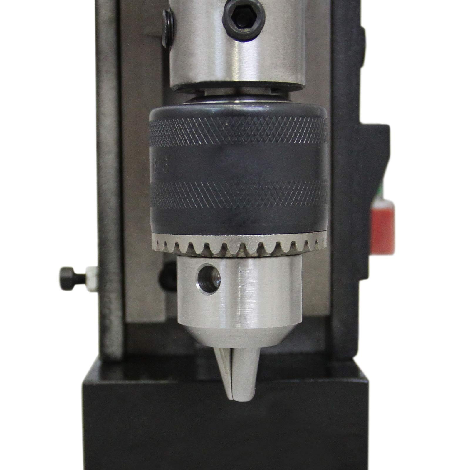 Trapano Industriale Colonna Magnetico macchinario 230V Diametro 35mm Perforare Carotatrice Adattaore Ferrovie Nave Edificio Ponti Ingegneria Elettrico Costruzioni