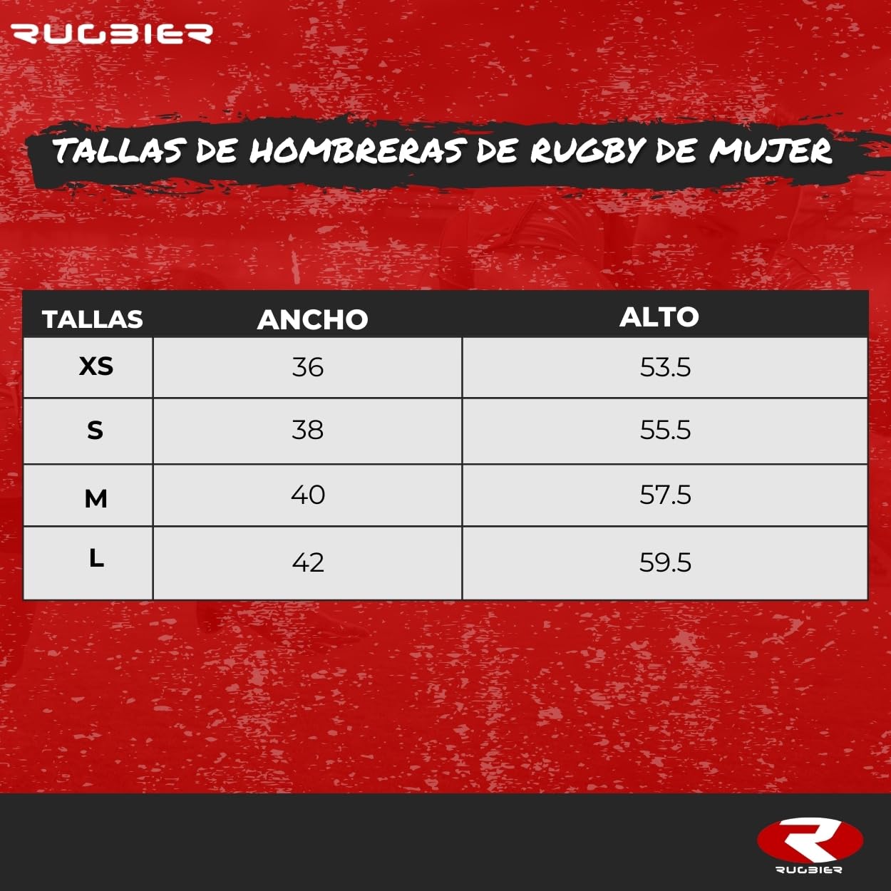Hombrera de Rugby Profesional para Mujer - Protección de Rugby Acolchada - Categorías Femeninas – Modelo Rosa/Negro. Talla S