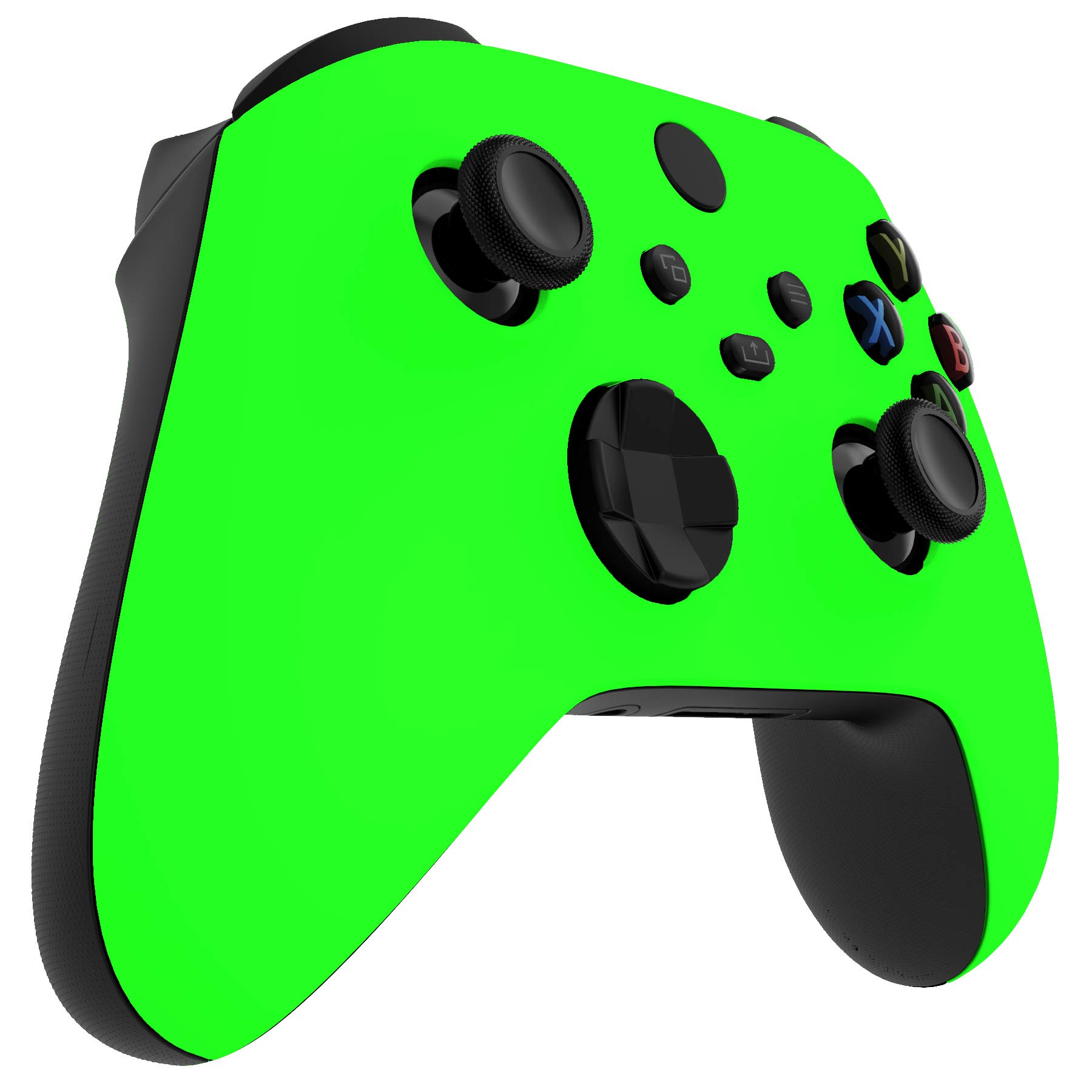 eXtremeRate Cover Custodia Ricambio per Xbox Series X S Controller Scocca Copertura Anteriore Shell DIY Ricambio per Xbox Series X S Joystick Model 1914(Verde Fluorescente)