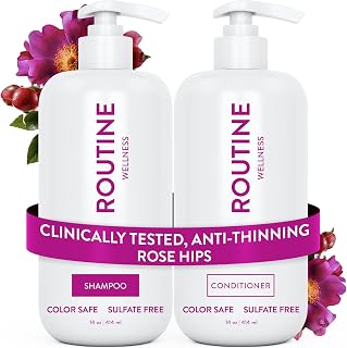 Routine Wellness Anti-Thinning Shampoo & Conditioner - Rose Hips