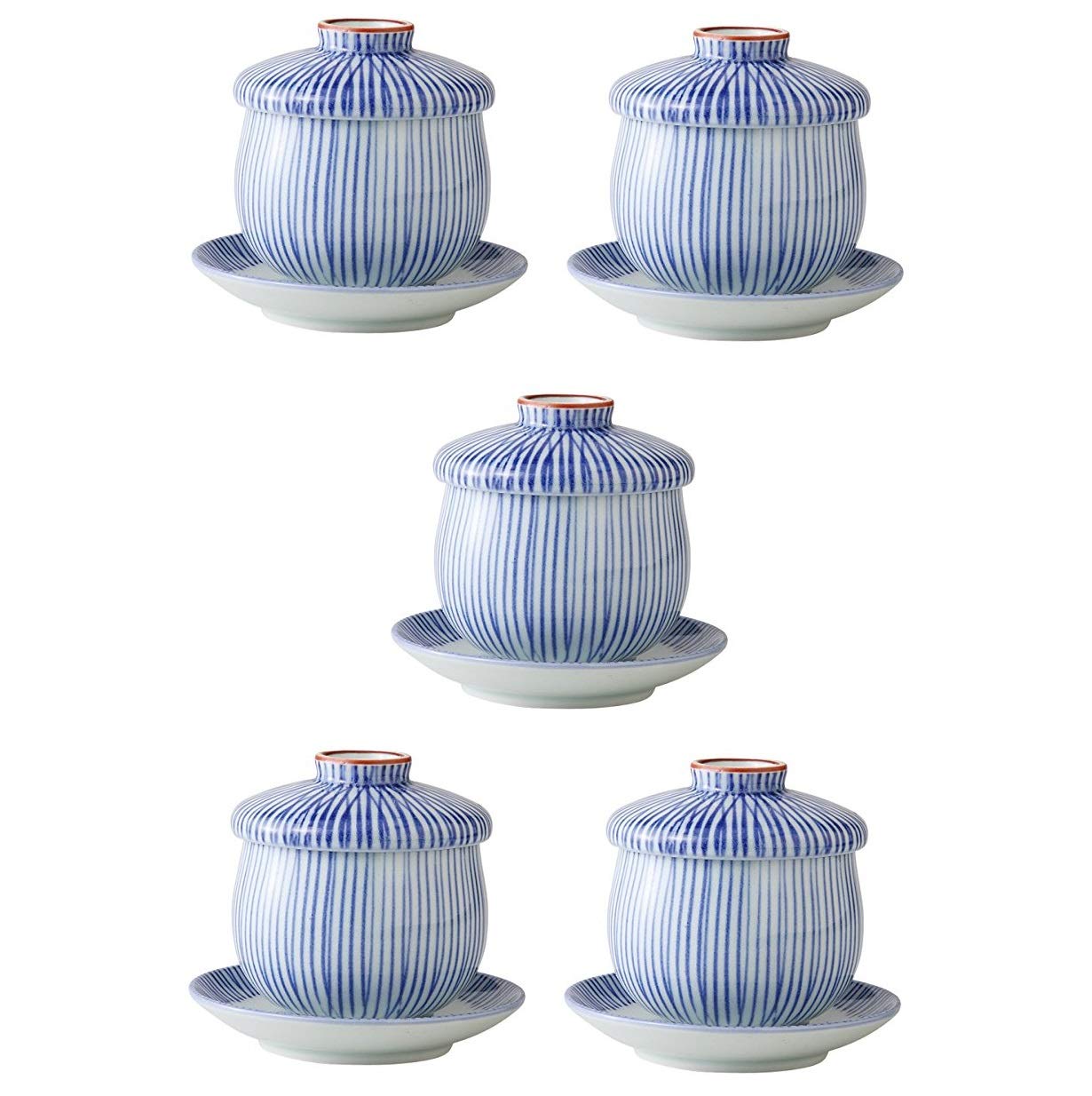Amazon | 食器 碗 茶碗蒸し ちゃわんむし 台付き セット 冷奴 あんかけ