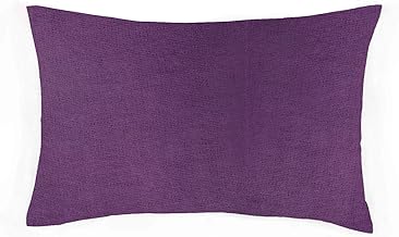 100% Brushed Cotton Flannelette 40CM/16 Extra Deep Fitted Sheets in 12 Colours (PillowCase Pair, Purple)