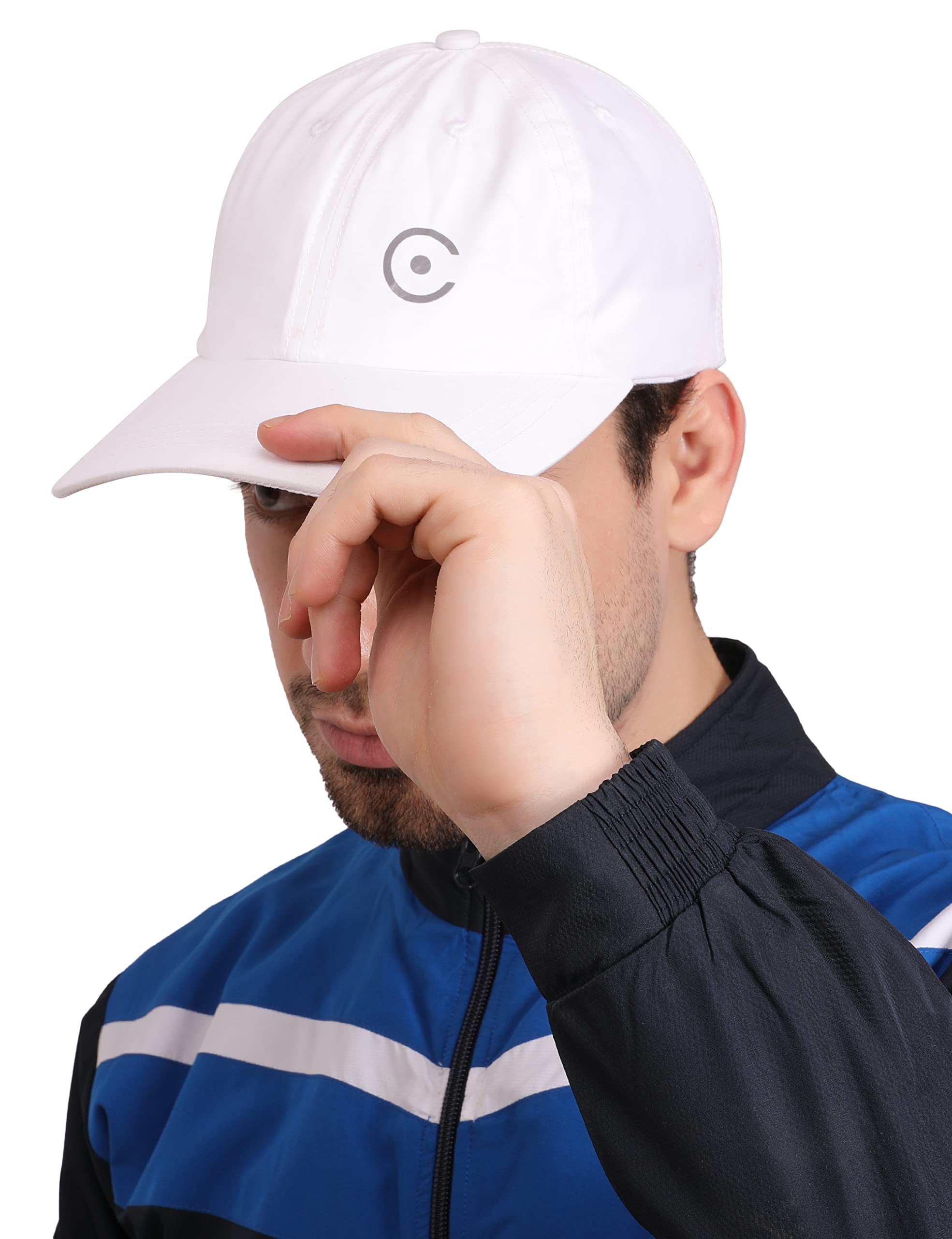 Brushed Fabric Micro-Dry Polyster Baseball Cap Men Stylish Sun Protection Summer Sports Mens Wide Visor D-Loop Adjustable Strap Free Size Caps for Man Women Girls Boys Unisex-image-14