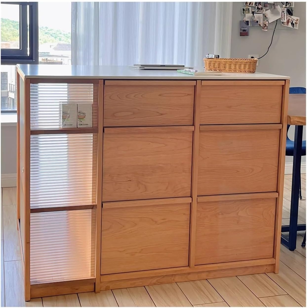 Buffet Cabinet Island Restaurant Bar Dining Table Kitchen Sideboard Cabinet Kitchen Cabinet