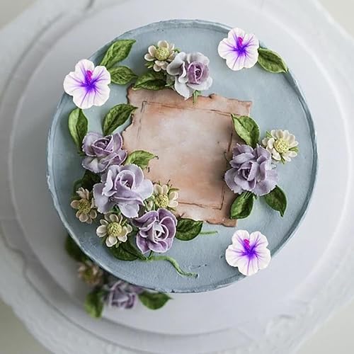 Miniatura 4 de Moldes de silicona para fondant de flores de hibisco, moldes de silicona para decoración de pasteles de flores, decoración de cupcakes, pasta de