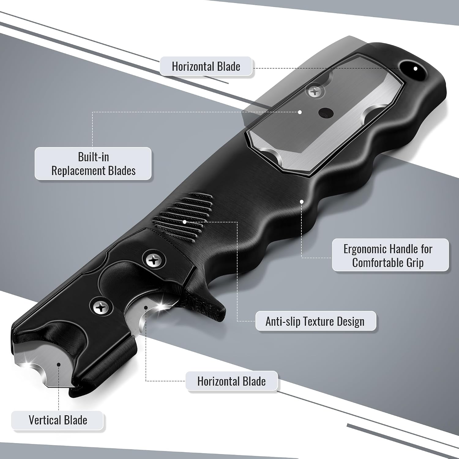 Enhon Fletching Removal Tool Dual Angle Arrow Fletching Tool for Precise Fletch & Glue Removal, Archery Tools with Stainless Steel Blade for Arrow Maintenance - Patent Pending