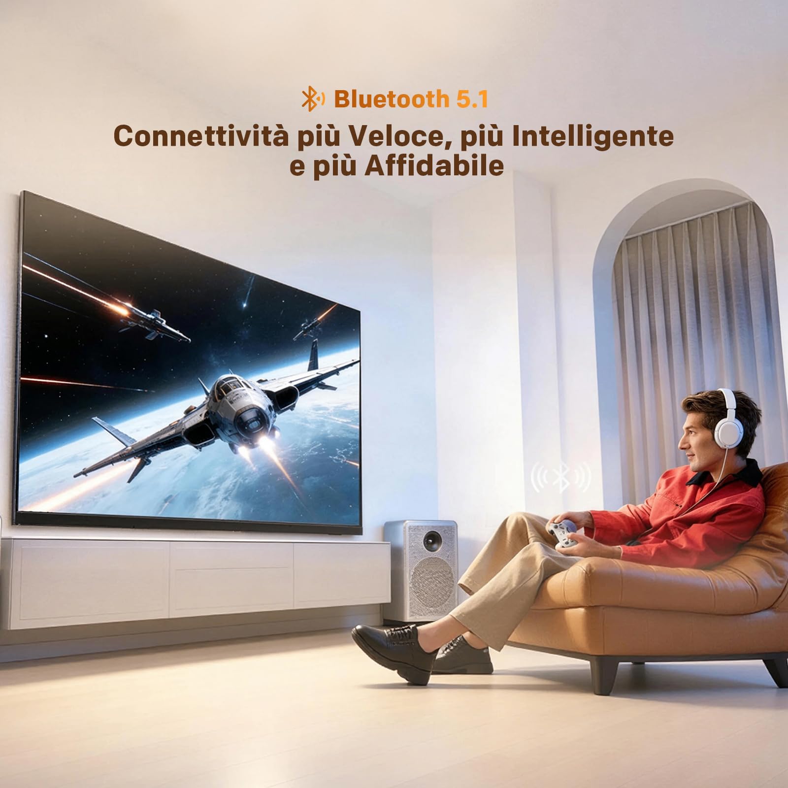 Coocaa 40 Pollici Smart TV QLED Full HD HDR 10 Dolby Audio 1.5GB RAM DVB-T/T2/C/S/S2 CI+ HEVC Main10 40CTQH38Z