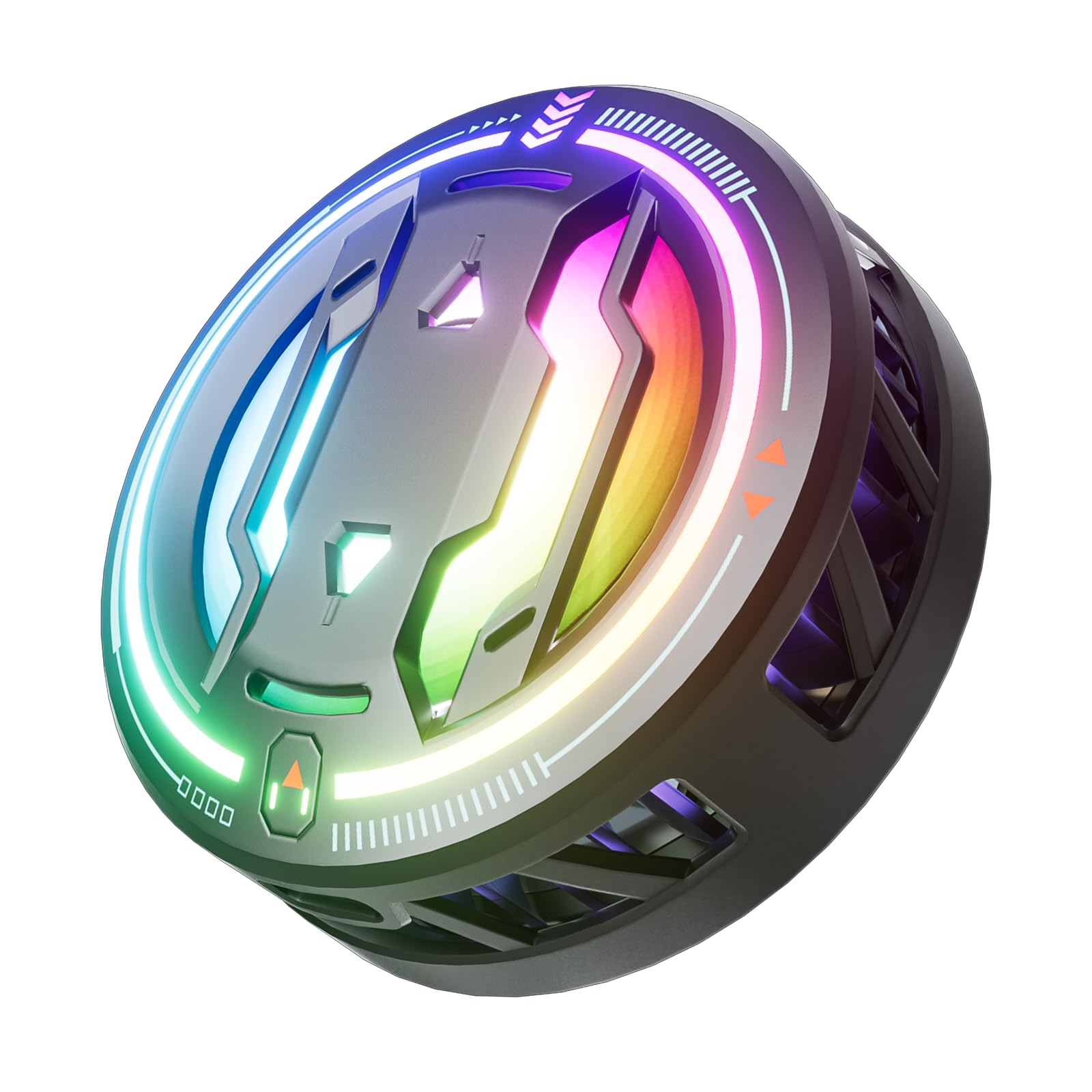 KenKe Magnetic Cell Phone Cooler for Gaming, Portable Lightweight Mobile Phone Cooling Fan with RGB Lights for iPhone and Android, Universal Radiator