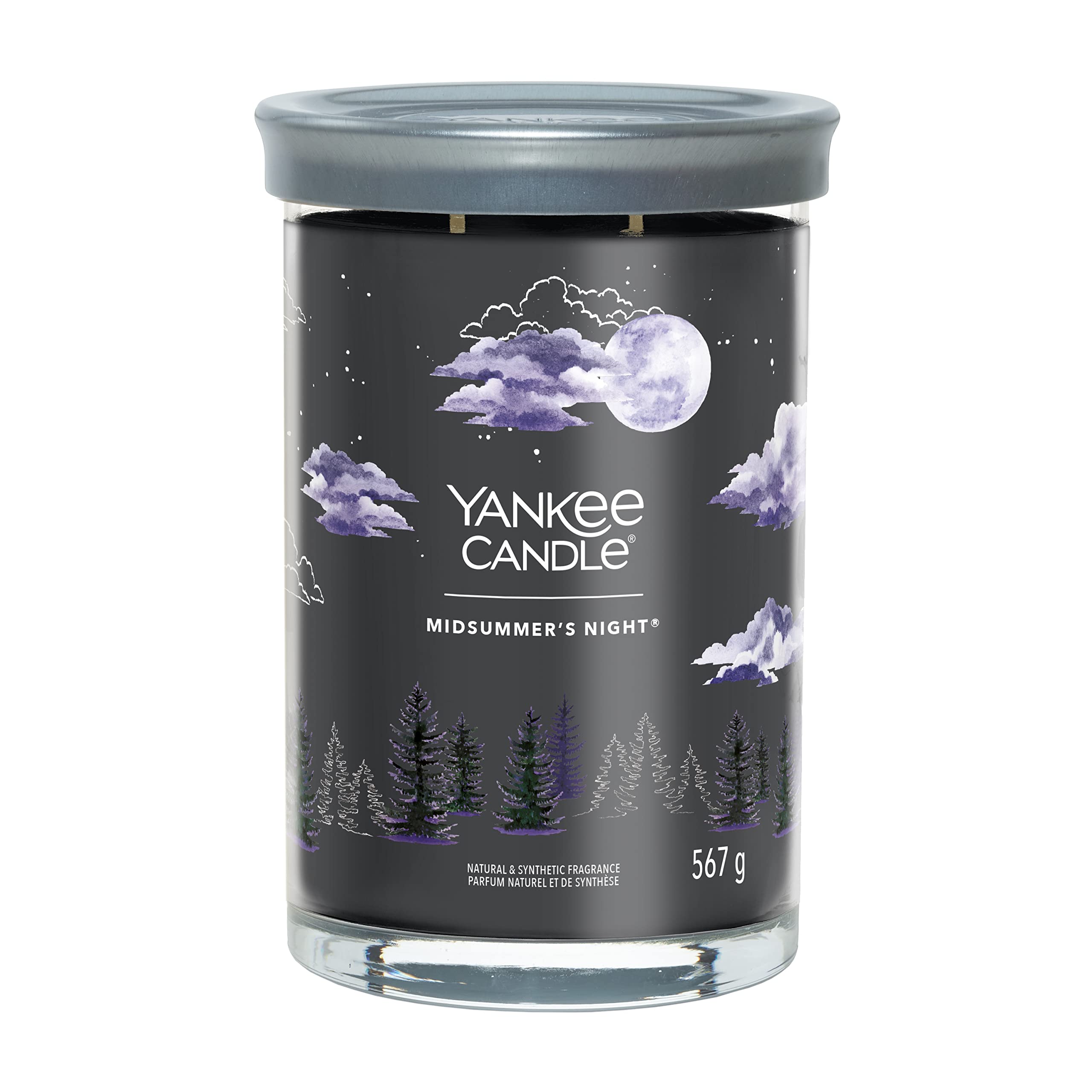 Yankee Candle Signature Duftkerze – Midsummer’s Night (Große Tumbler-Kerze)
