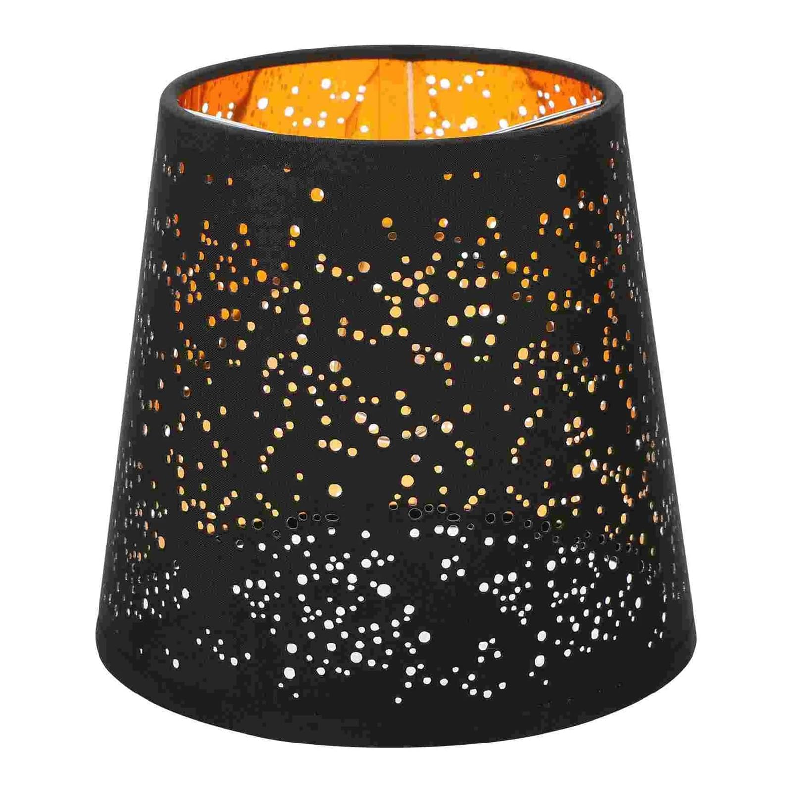 HKYBCF Lamp Shade Lamp Shades Table Lamps Fabric Lampshade Cloth Light for Chandelier Simple Black for Bedroom
