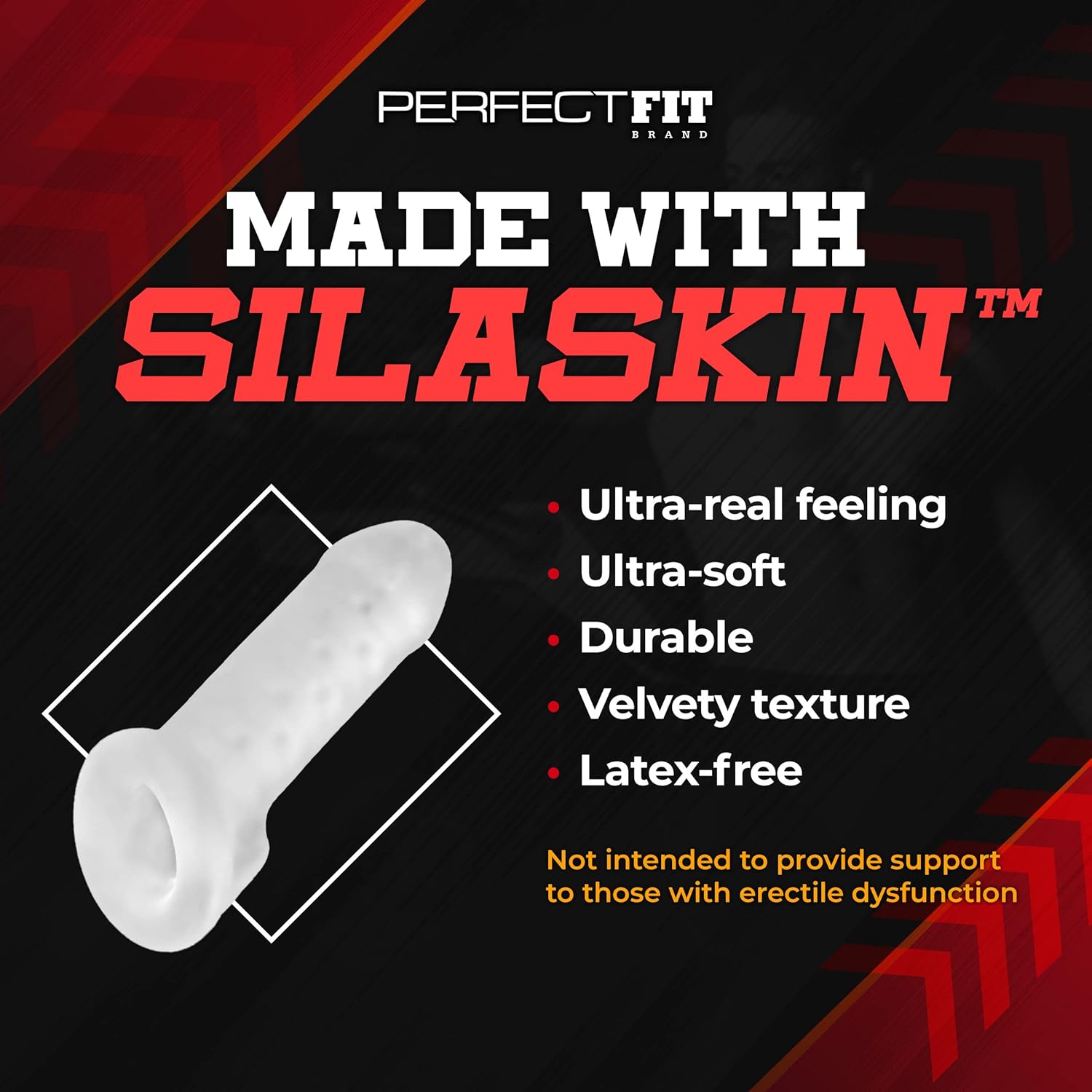 PerfectFit Brand Fat Boy Thin 5”, Penis Sheath, Sexual Enhancer, Soft, and Comfortable Penis Sleeve