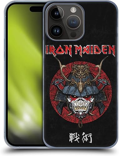 Miniatura 8 de Head Case Designs Funda rígida Senjutsu con licencia oficial de Iron Maiden, compatible con Apple iPhone 15 Pro Max