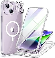 Vista 109 de Miracase Funda magnética para iPhone 15 Pro Max de 6.7 pulgadas [compatible con Magsafe], funda de cuerpo completo a prueba de caídas para iPhone 15